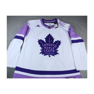 Toronto Maple Leafs Jersey Mens 50 NHL Hockey Fights Cancer Adidas Hockey New